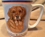 Vintage 1993 Golden Retriever Papel Coffee Mug About The Breed Sweet Doggy. Fixed Price $29.99.