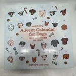 Trader Joe's 2025 Dog Advent Calendar Freeze Dried Chicken Treats Exp 04/27 Joes. Fixed Price $14.97.