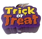 Petsmart Halloween Dog Toy Trick Or Treat Rubber Squeaker Thrills & Chills 6". Fixed Price $7.60.