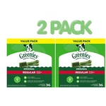 2 Pack Greenies Original Regular Natural Dental Dog Treats -36 Ct. Fixed Price $47.35.