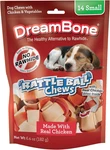 Rattleball Small Chews 14 Count, Rawhide-free For Dogs, With Real Chicken. Fixed Price $16.94.