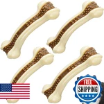 Dog Bones Toys For Aggressive Chewers, 4 Pack Real Beef Flavor,indestructib. Fixed Price $48.75.