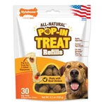 All-natural Dog Treat Refills, Chicken Pop-in, Sizes, 30CT. Fixed Price $14.38.