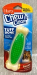 Hartz Chew 'n Clean Tuff Bone Bacon Scented Dental Dog Toy Medium. Fixed Price $9.95.
