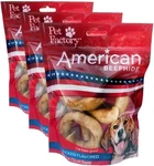 American Beefhide 3" Bagels Dog Chew Treats - Chicken Flavor, 4 COUNT/3 Pack. Fixed Price $38.99.