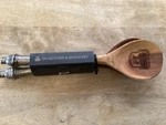 Certified Angus Beef Brand Salad Fork & Spoon Set (new Acacia Woodaluminum Hand. Fixed Price $40.00.