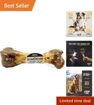 Grillerz Natural Pork Femur Bone For Dogs - Rawhide Free Dental Treat, 6 Oz. Fixed Price $7.59.