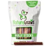 Nature Gnaws Large Bully Sticks For Dogs 5-6" (10 Count) Thick Long Lasting.... Fixed Price $42.27.