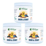 3 Pack Dog Skin & Coat Soft Chews Treat Supplement Wild Alaskan Salmon Oil Omega. Fixed Price $57.79.