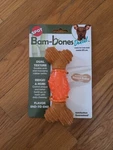 Ethical Pet Bam-bones Dental Dual Texture Dog Chews Peanut Butter Flavor Medium. Fixed Price $9.00.