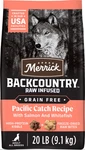 Merrick Backcountry Raw Infused Pacific Catch Recipe Salmon Dry Dog Food, 20 Lb. Fixed Price $54.96.