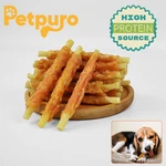Petpuro Chicken Wrapped Rawhide Sticks Dog Treats Dental Healthy Chews 10.6 Oz. Fixed Price $20.99.
