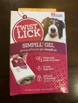 Vetality Twist & Lick Simpill Gel Hides For Dogs Chicken Flavor 2.3OZ. Fixed Price $12.00.