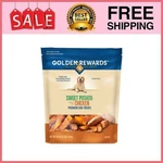 Golden Rewards Sweet Potato Wrapped With Chicken Dog Treats, 64 Oz. Fixed Price $35.22.