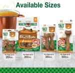 Healthy Edibles Broth Bone Natural Dog Chews Long Lasting Treats Ham Flavor S.... Fixed Price $21.01.