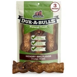 Redbarn Natural Dur-a-bulls Treats For Dogs 3 Large Braids Hickory Flavor.... Fixed Price $23.61.