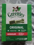 Greenies Dental Treats Original Regular Dogs 25-50 Lbs 27. Fixed Price $25.25.