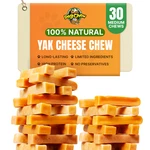 5LBS Medium Yak Cheese Chews For Dogs - Natural Himalayan Treats (30 Pcs). Fixed Price $103.99.