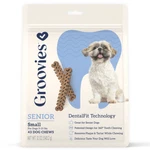GRV68144 Groovies Senior Dog Dental Chews 12OZ Small 43CT,1 Pack Of Piece. Fixed Price $41.50.