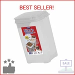 Buddeez Pet Treat Container For Dogs And Cats - 3.5 Quart Flip Top Storage Bin. Fixed Price $24.93.