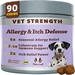 Natural Dog Company Allergy & Itchy Defense Chews 90 Ct, Vet Strength. Fixed Price $44.95.