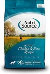 Nutrisource Adult Dry Dog Food, Chicken And Rice, 26LB. Fixed Price $55.99.