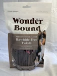 Wonder Bound Peanut Butter Flavor Dog Twist Sticks 55 Rawhide-free Treats. Fixed Price $12.99.