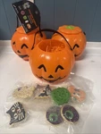 Thrills&chills Lot Of 3 Hallow-scream Snacks Cookies Doggie Pails BB9/21/25. Fixed Price $10.55.
