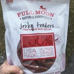 Full Moon All Natural Essentials Beef Jerky Tenders Free Range Human Grade 24 Oz. Fixed Price $21.62.