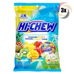 3X Bags Morinaga Hi-chew Tropical Mix Assorted Chewy Fruit Chews 3.17OZ. Fixed Price $23.79.
