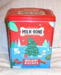 Milk-bone Limited Edition Holiday Dog Treats Small Biscuits 24 Oz Reusable Seale. Fixed Price $19.99.