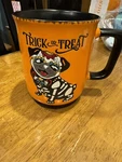 Spectrum Designs 2021 Trick-or-treat Skeleton Dog Mug T/cup Double Sided. Fixed Price $15.00.