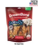 Dreambone Spirals Chicken, Beef Pork, Rawhide-free Chews Dogs, 22 Count. Fixed Price $13.58.