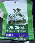Greenies Original Dental Treats For Large Dogs 50-100 Lbs. Fixed Price $14.00.