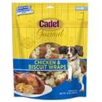 Cadet Chicken Wrapped Biscuits 14 Ounce Natural Dog Treats Low Fat Protein Snack. Fixed Price $29.39.