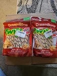 2 Pack Dreambone Twist Sticks,rawhide-free For Dogs,real Chicken 50-COUNT Ea.. Fixed Price $28.50.