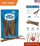 Easily Digestible 12 Inch Bully Sticks - Ideal For Training & Sensitive Stomach. Fixed Price $134.99.