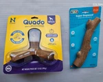 Two (2) Treats - Quado Interactive & Outward Hound Super Dogwood. Fixed Price $18.38.