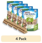 (4 Pack) Purina Dentalife Activfresh Mini Dog Treats Chews With Chicken. Fixed Price $33.70.