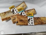All Natural Healthy Water Buffalo Rib Bones Dog Chews Treats For Power Chewers. Fixed Price $9.00.