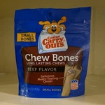 Canine Carry Outs Beef Flavor Chew Bones Dog Snacks 2.8OZ Meaty Center. Fixed Price $7.50.