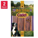 Dog Canine Bully Sticks Cadet Natural Beef Pizzles Chewy Long Lasting 2.6LB. Fixed Price $113.99.