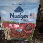 Blue Buffalo Nudges Grillers Natural Dog Treats 16OZ Real Beef Steak Recipe. Fixed Price $18.89.