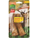 Nylabone Natural Healthy Edibles Wild Venison Chews 2 Count Dog. Fixed Price $26.99.
