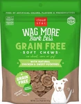 Wag More Bark Less Soft Chews Grain Free Dog Treats, Chicken & Sweet Potato 5 Oz. Fixed Price $10.98.