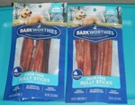 Barkworthies Odor Free Bully Sticks 6 Inch 5 Dog Chews Lot Of 2. Fixed Price $22.50.