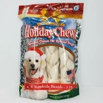 1 Bag Specialty Products Limited Edition Holiday Chews 3 Count 8" Rawhide Braids. Fixed Price $11.23.