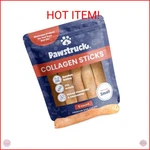 Pawstruck Natural 5-7" Beef Collagen Sticks For Dogs Long-lasting Rawhide Alte. Fixed Price $18.21.