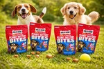 Lot 4 Milk-bone Soft And Chewy Peanut Buttery Bites Bacon Dog Treats 11.8 Oz. Fixed Price $11.87.