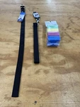 Gift Set For Dog-large Black Collar And Reg Leash W/ Pet Waste Bags. Fixed Price $22.00.